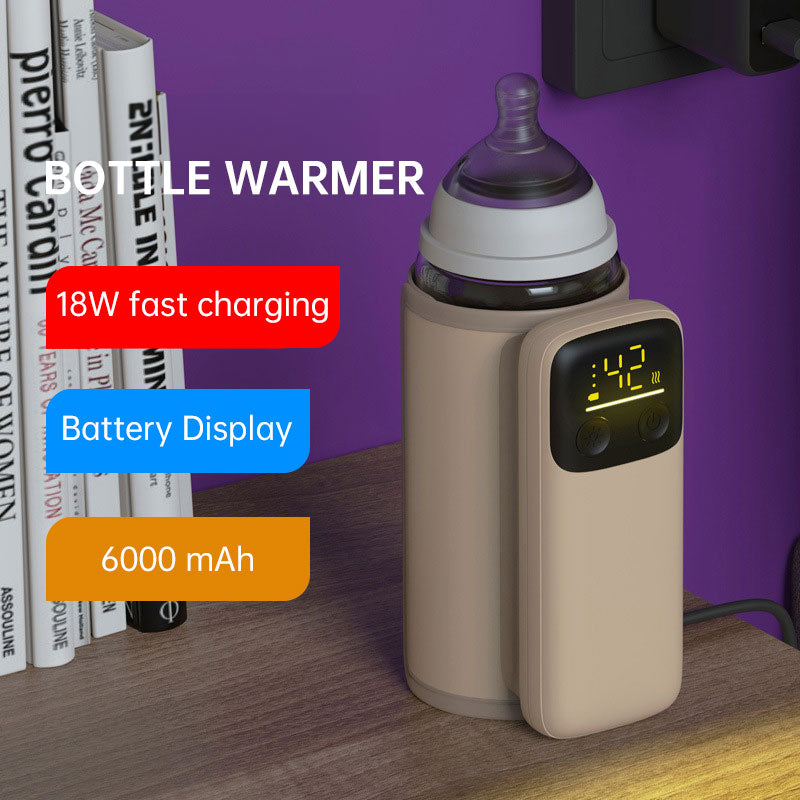 USB Charging Heating Baby Bottle Warmer Water Milk Heater Warmer Bag Insulation Cover