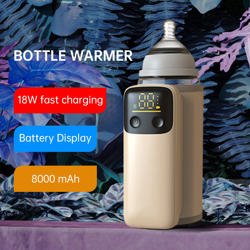 USB Charging Heating Baby Bottle Warmer Water Milk Heater Warmer Bag Insulation Cover