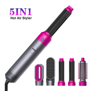 5 in 1 Professional Air Wrap/Hair Styler/Hair Dryer/Soft Brush/Curling Iron/Hot Brush