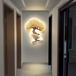 Luxury LED Wall Art – Modern Illuminated Tree Design